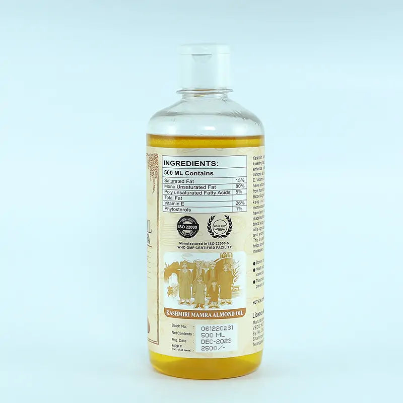 North Kashmiri Mamra Almond Pure Oil